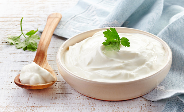 Crema ácida de semillas de girasol