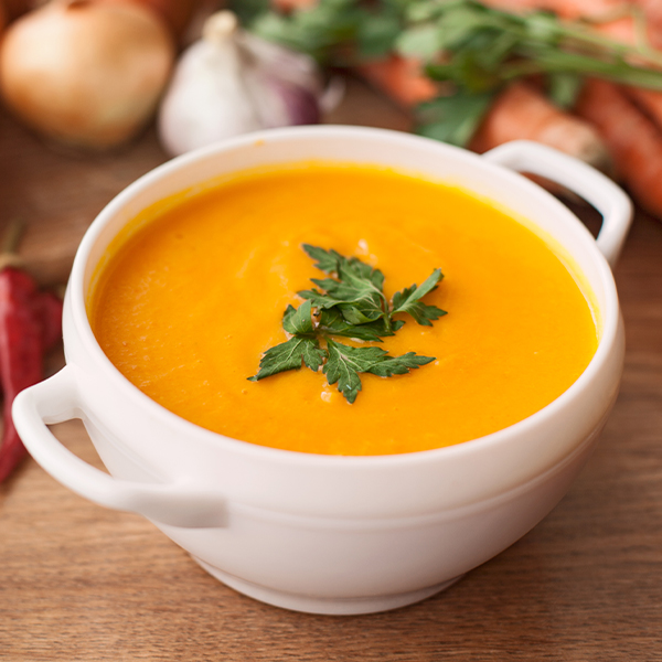 Crema de zanahoria tile