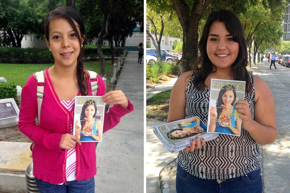 Gabriela and Andrea at UANL