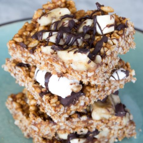 Almond Butter Rice Crispy Treats