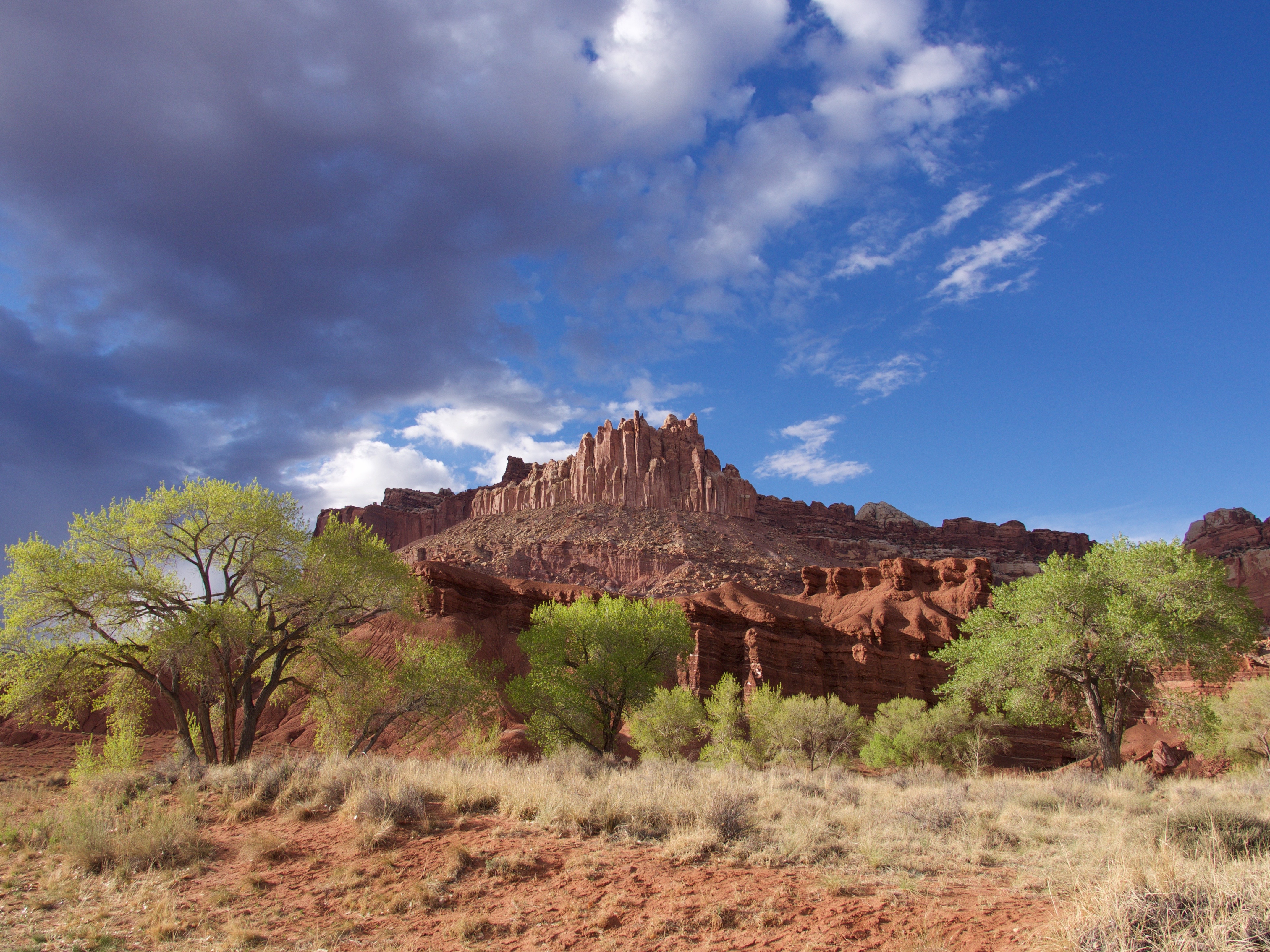 Storm clouds at Cathedral Rock